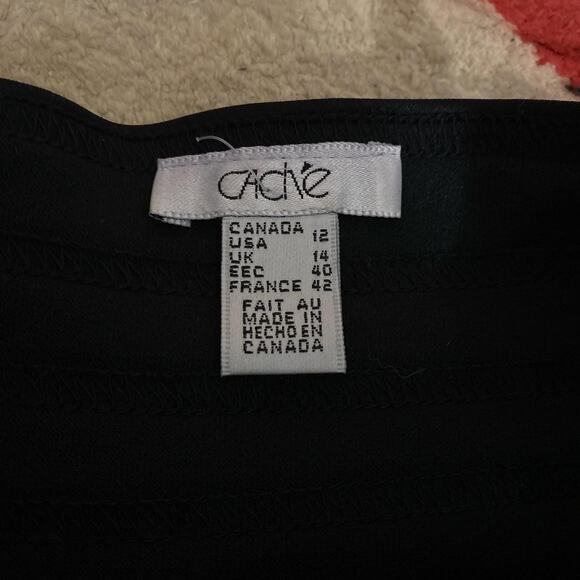 Vintage 90s cache black halter top - Picture 6 of 6